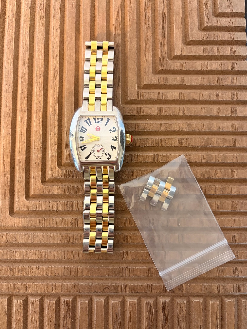 Michele Urban Mini Two-Tone Bracelet Watch - Picture 5 of 6
